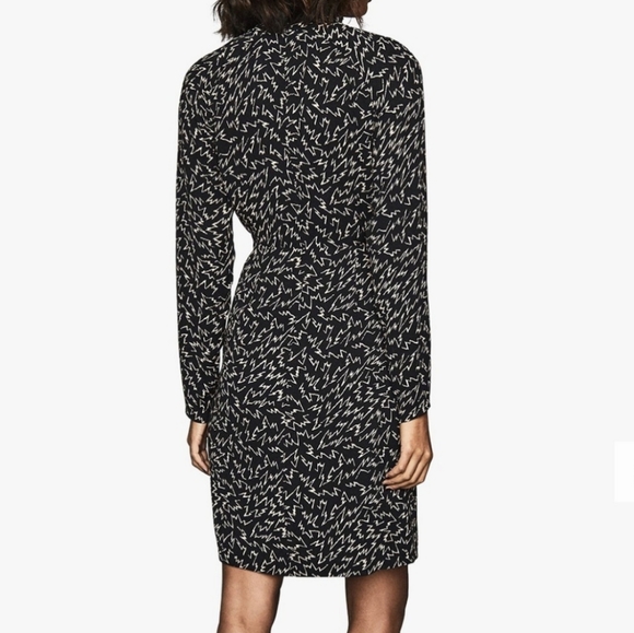 NWT REISS | Zig Zag Mini Shift Dress - Picture 6 of 9